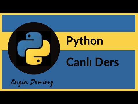 Canlı - 6 Saatlik PYTHON Programlama Kampı / Dersleri