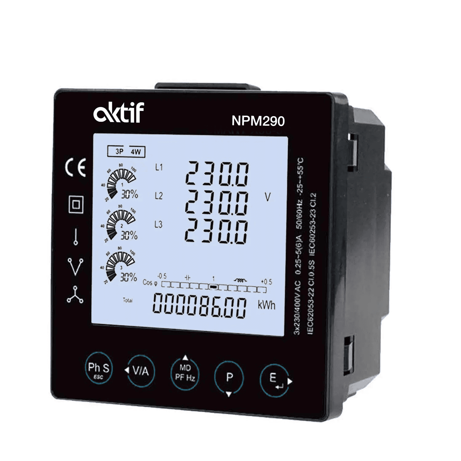 Panel Mounted Energy Analyzers